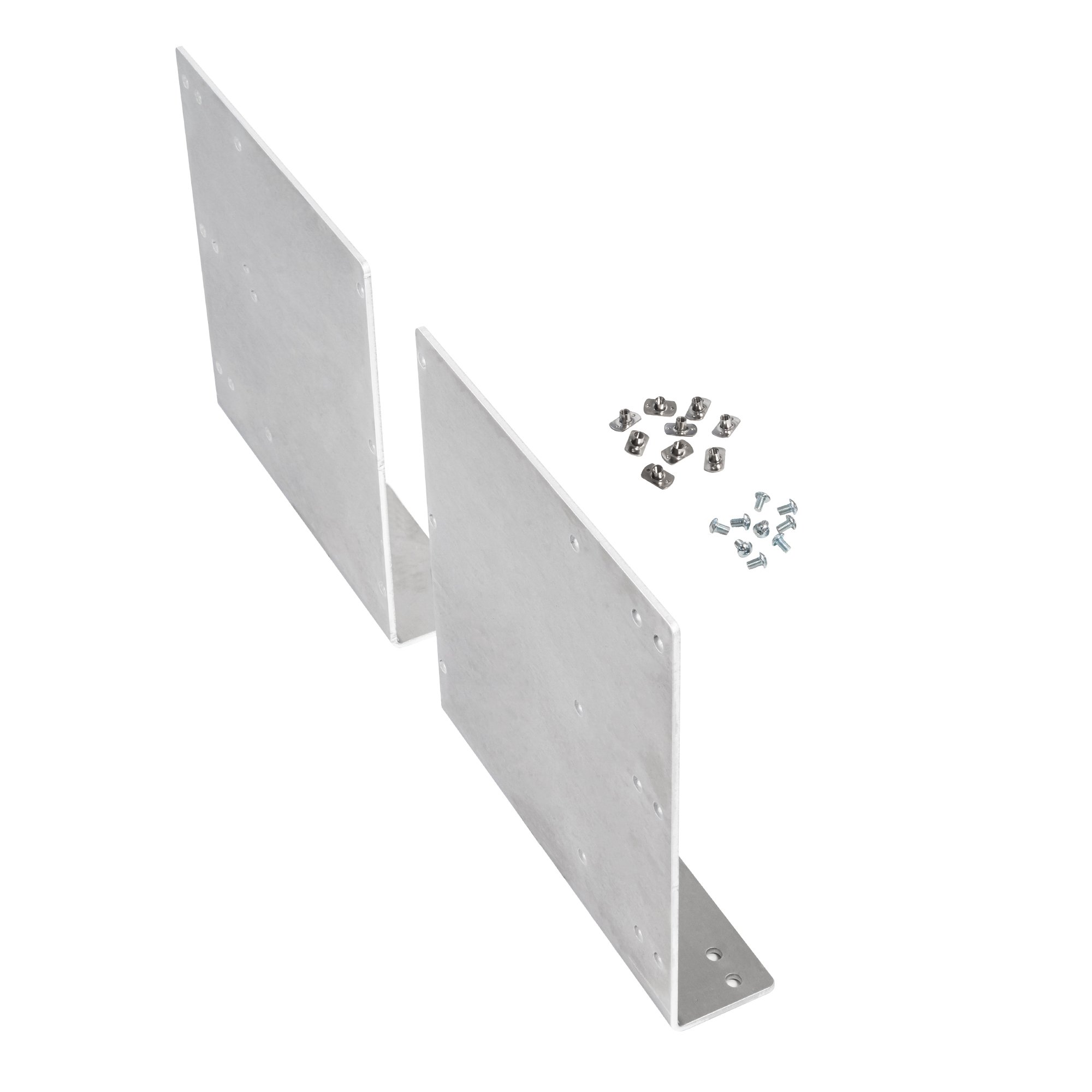Korte hoge vloerbeugels 42 / 118 / 194 voor 250kg ladegeleider(s) <508mm